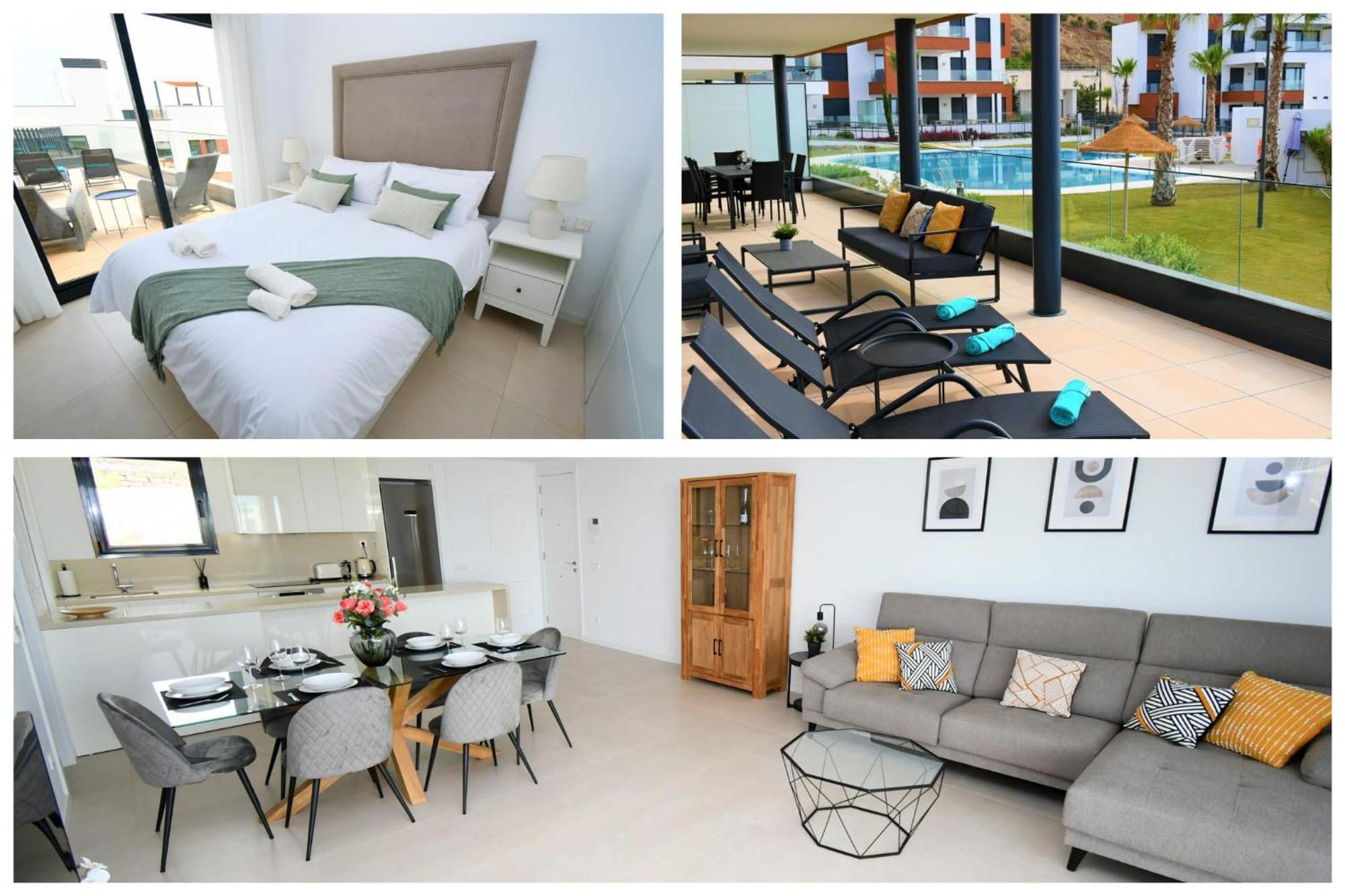 Casa Kerr - Luxury Apt - Sleeps 9 - Los Boliches Apartment Malaga Exterior photo
